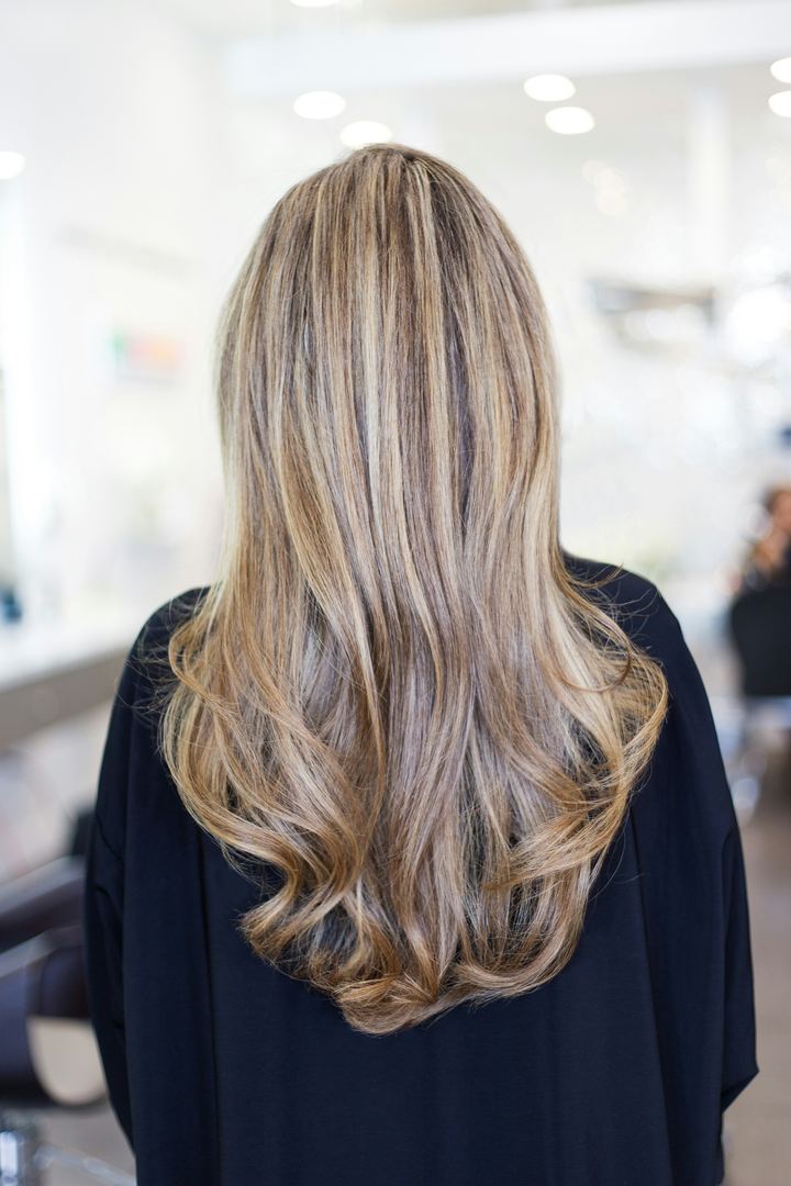 High-end modern beauty salon and premium barber shop interior